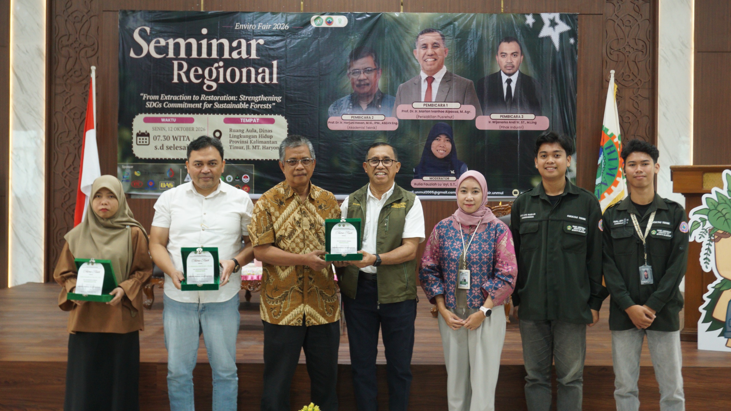 Dokumentasi pelaksanaan Seminar Regional Enviro Fair 2026